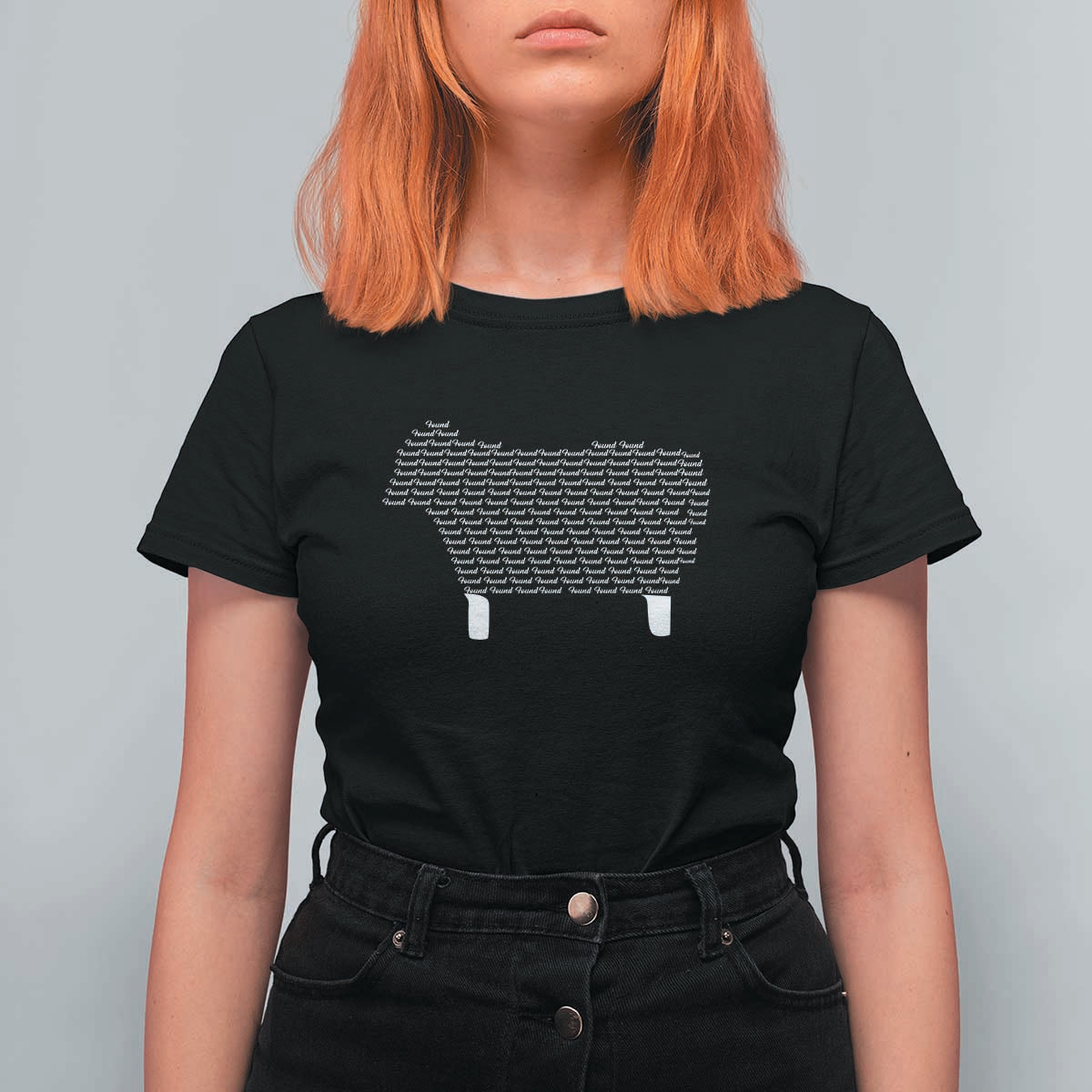 Found Minimalist Sheep T Shirt For Women Christian Psalm 23 Lamb