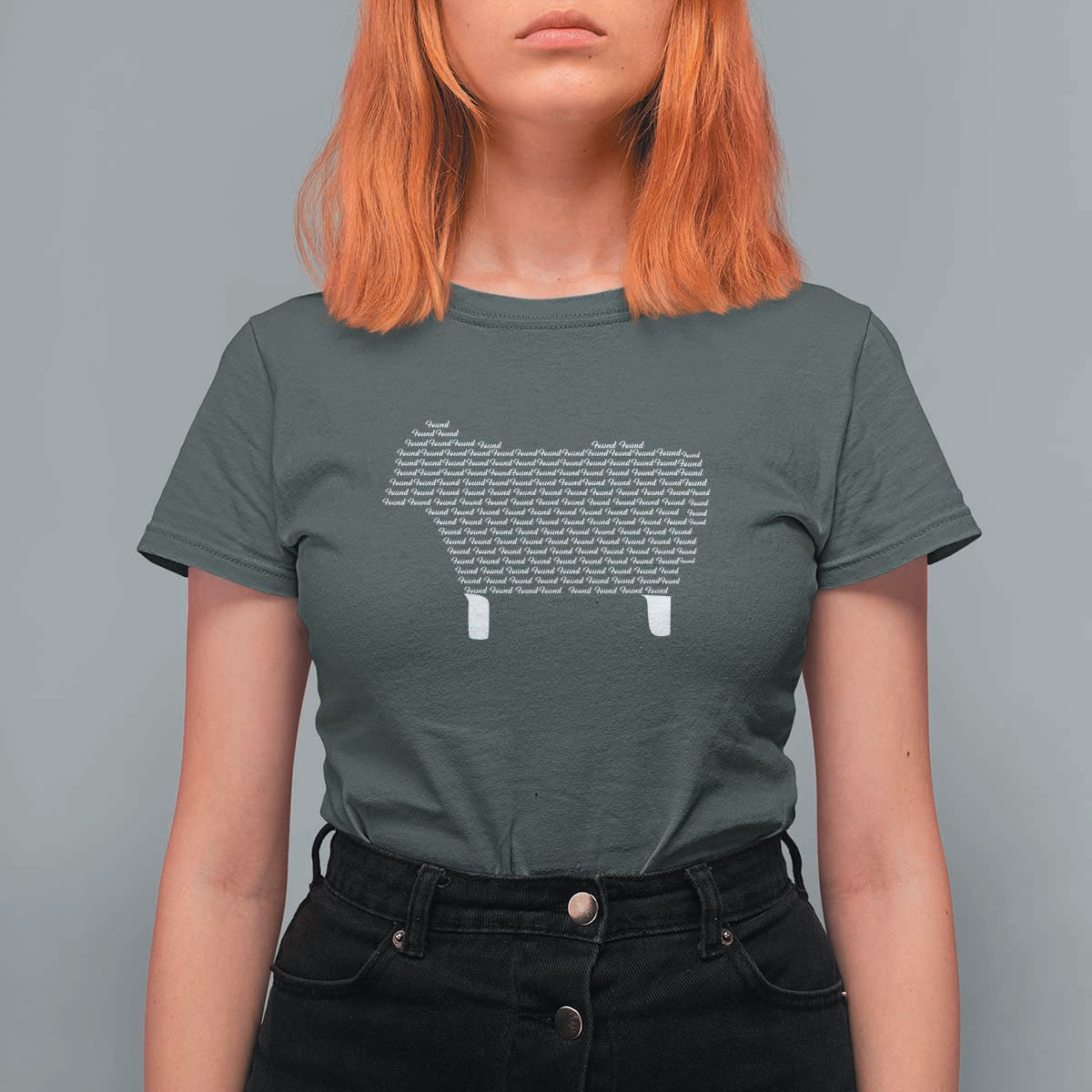 Found Minimalist Sheep T Shirt For Women Christian Psalm 23 Lamb