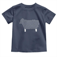Found Minimalist Sheep Toddler T Shirt Christian Psalm 23 Lamb