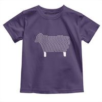 Found Minimalist Sheep Toddler T Shirt Christian Psalm 23 Lamb