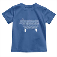 Found Minimalist Sheep Toddler T Shirt Christian Psalm 23 Lamb