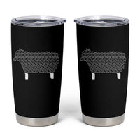 Found Minimalist Sheep Tumbler Cup Christian Psalm 23 Lamb