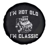 I'm Not Old I'm Classic Spare Tire Cover Flathead V8 Engine Silhouette