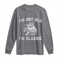 I'm Not Old I'm Classic Long Sleeve Shirt Flathead V8 Engine Silhouette