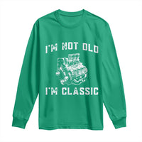 I'm Not Old I'm Classic Long Sleeve Shirt Flathead V8 Engine Silhouette
