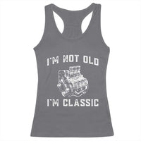 I'm Not Old I'm Classic Racerback Tank Top Flathead V8 Engine Silhouette
