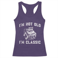 I'm Not Old I'm Classic Racerback Tank Top Flathead V8 Engine Silhouette