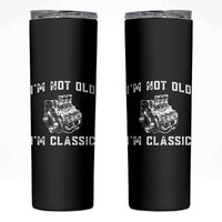 I'm Not Old I'm Classic Skinny Tumbler Flathead V8 Engine Silhouette