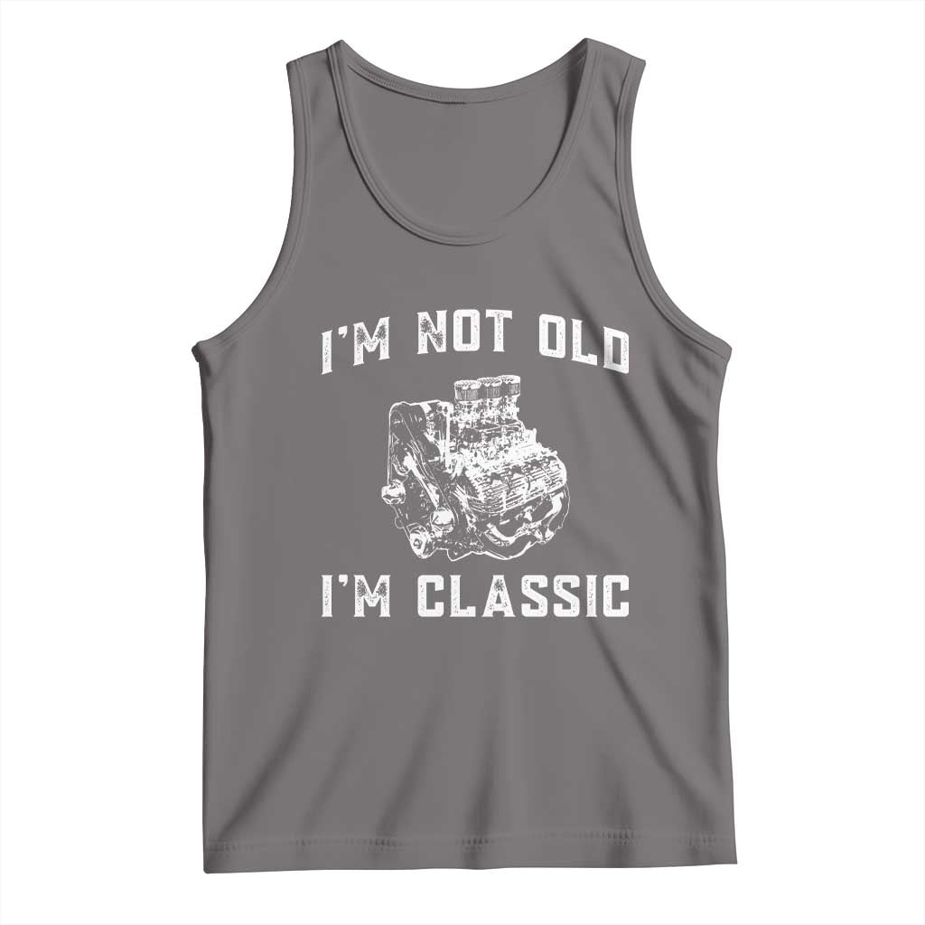 I'm Not Old I'm Classic Tank Top Flathead V8 Engine Silhouette