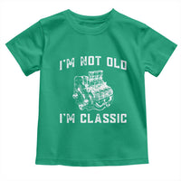 I'm Not Old I'm Classic Toddler T Shirt Flathead V8 Engine Silhouette