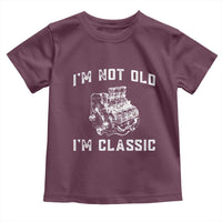 I'm Not Old I'm Classic Toddler T Shirt Flathead V8 Engine Silhouette