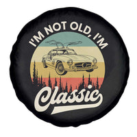 I'm Not Old I'm Classic Spare Tire Cover Retro Sports Car Euro Classic