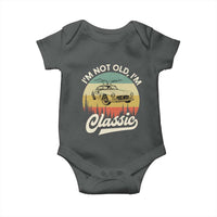 I'm Not Old I'm Classic Baby Onesie Retro Sports Car Euro Classic