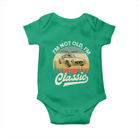 I'm Not Old I'm Classic Baby Onesie Retro Sports Car Euro Classic