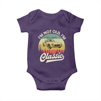 I'm Not Old I'm Classic Baby Onesie Retro Sports Car Euro Classic