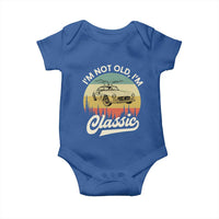 I'm Not Old I'm Classic Baby Onesie Retro Sports Car Euro Classic