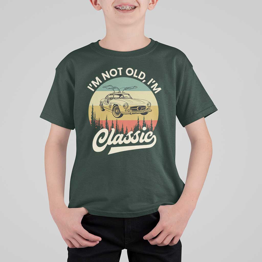 I'm Not Old I'm Classic T Shirt For Kid Retro Sports Car Euro Classic