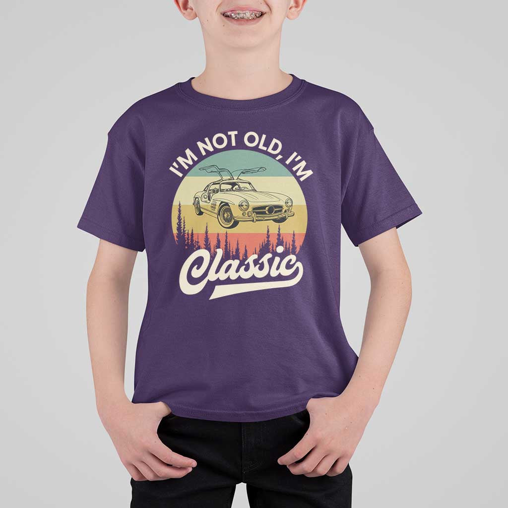 I'm Not Old I'm Classic T Shirt For Kid Retro Sports Car Euro Classic