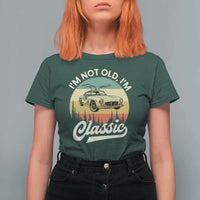 I'm Not Old I'm Classic T Shirt For Women Retro Sports Car Euro Classic