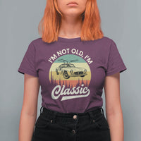 I'm Not Old I'm Classic T Shirt For Women Retro Sports Car Euro Classic