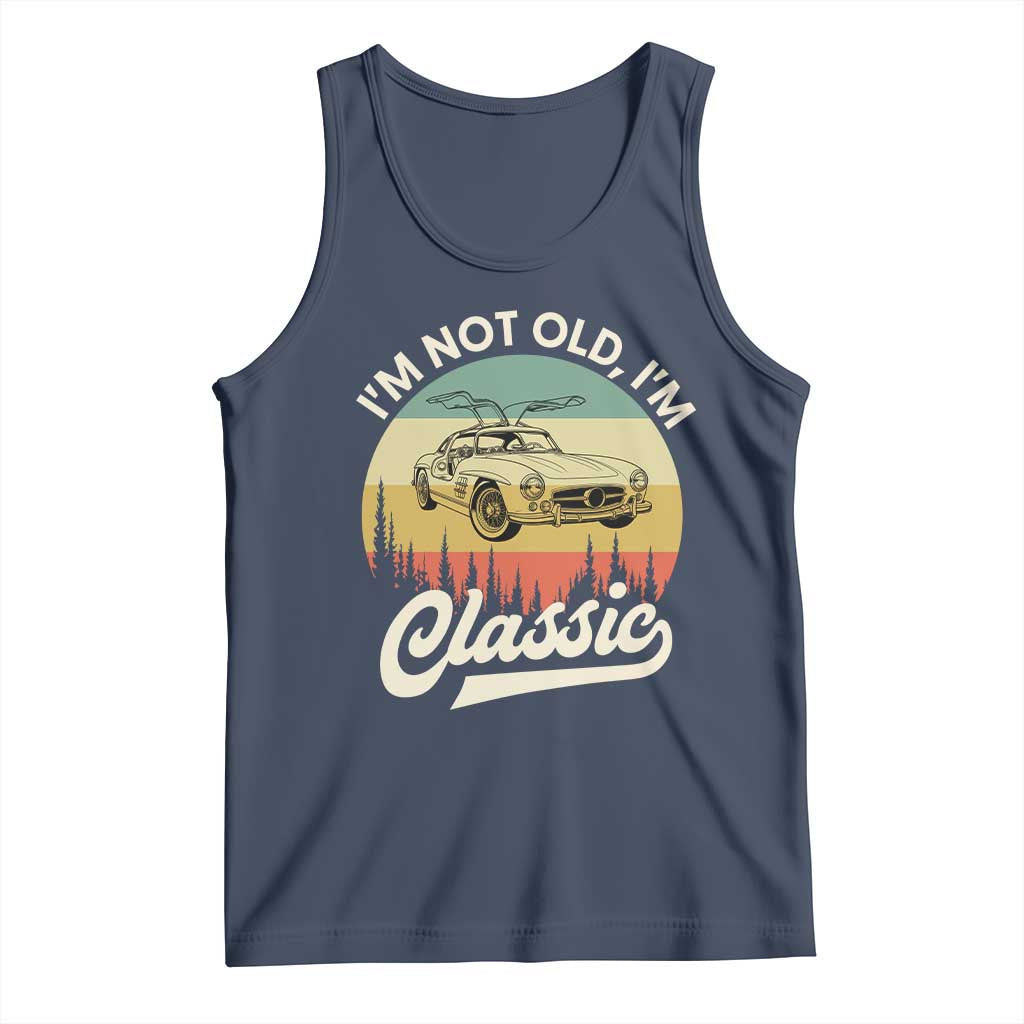 I'm Not Old I'm Classic Tank Top Retro Sports Car Euro Classic