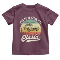 I'm Not Old I'm Classic Toddler T Shirt Retro Sports Car Euro Classic