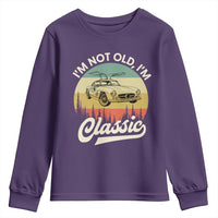 I'm Not Old I'm Classic Youth Sweatshirt Retro Sports Car Euro Classic