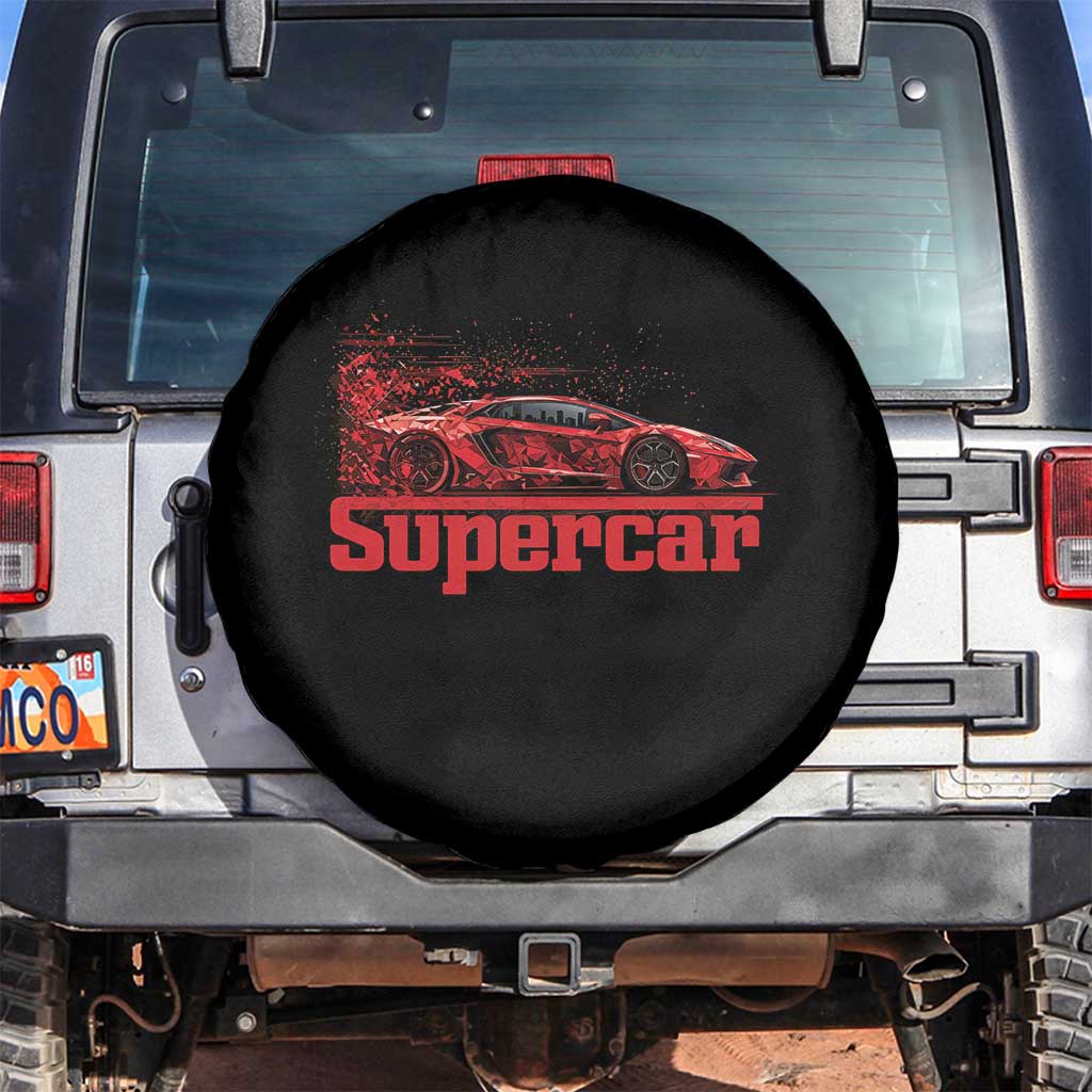 Supercar Exotic Italian Sports Car Graphic Spare Tire Cover
