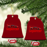 Supercar Exotic Italian Sports Car Graphic Ceramic Ornament