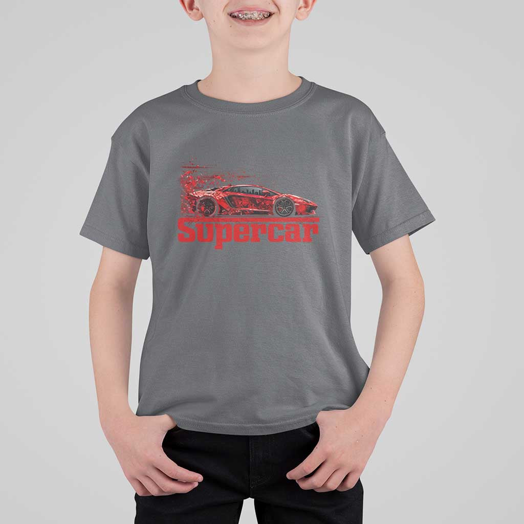 Supercar Exotic Italian Sports Car Graphic T Shirt For Kid