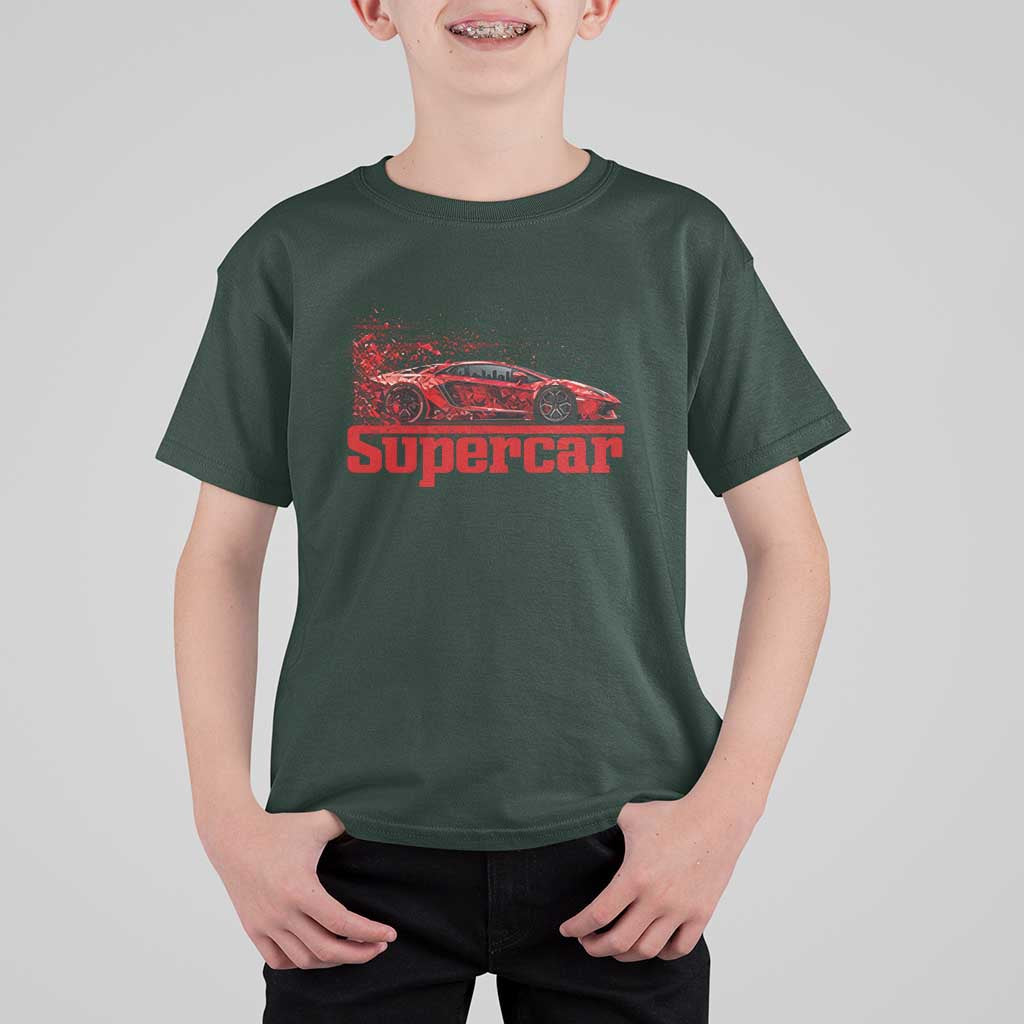 Supercar Exotic Italian Sports Car Graphic T Shirt For Kid