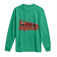 Supercar Exotic Italian Sports Car Graphic Long Sleeve Shirt