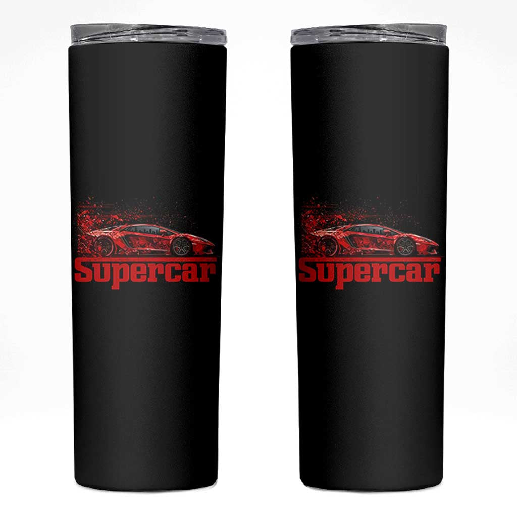Supercar Exotic Italian Sports Car Graphic Skinny Tumbler