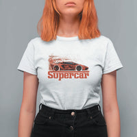Supercar Exotic Italian Sports Car Graphic T Shirt For Women