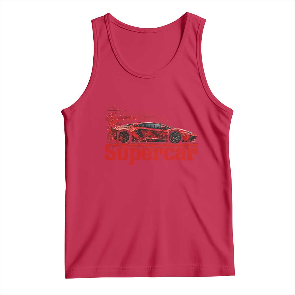 Supercar Exotic Italian Sports Car Graphic Tank Top
