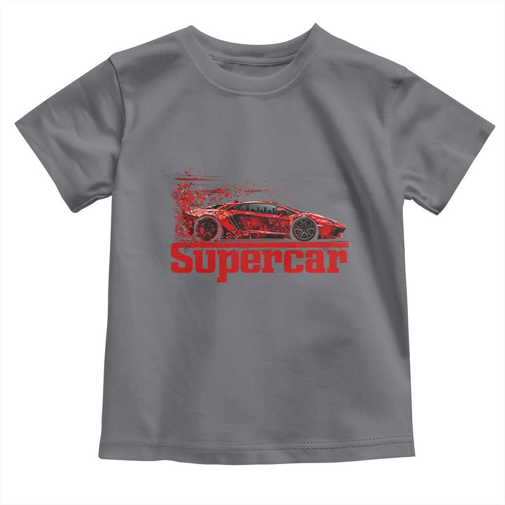 Supercar Exotic Italian Sports Car Graphic Toddler T Shirt