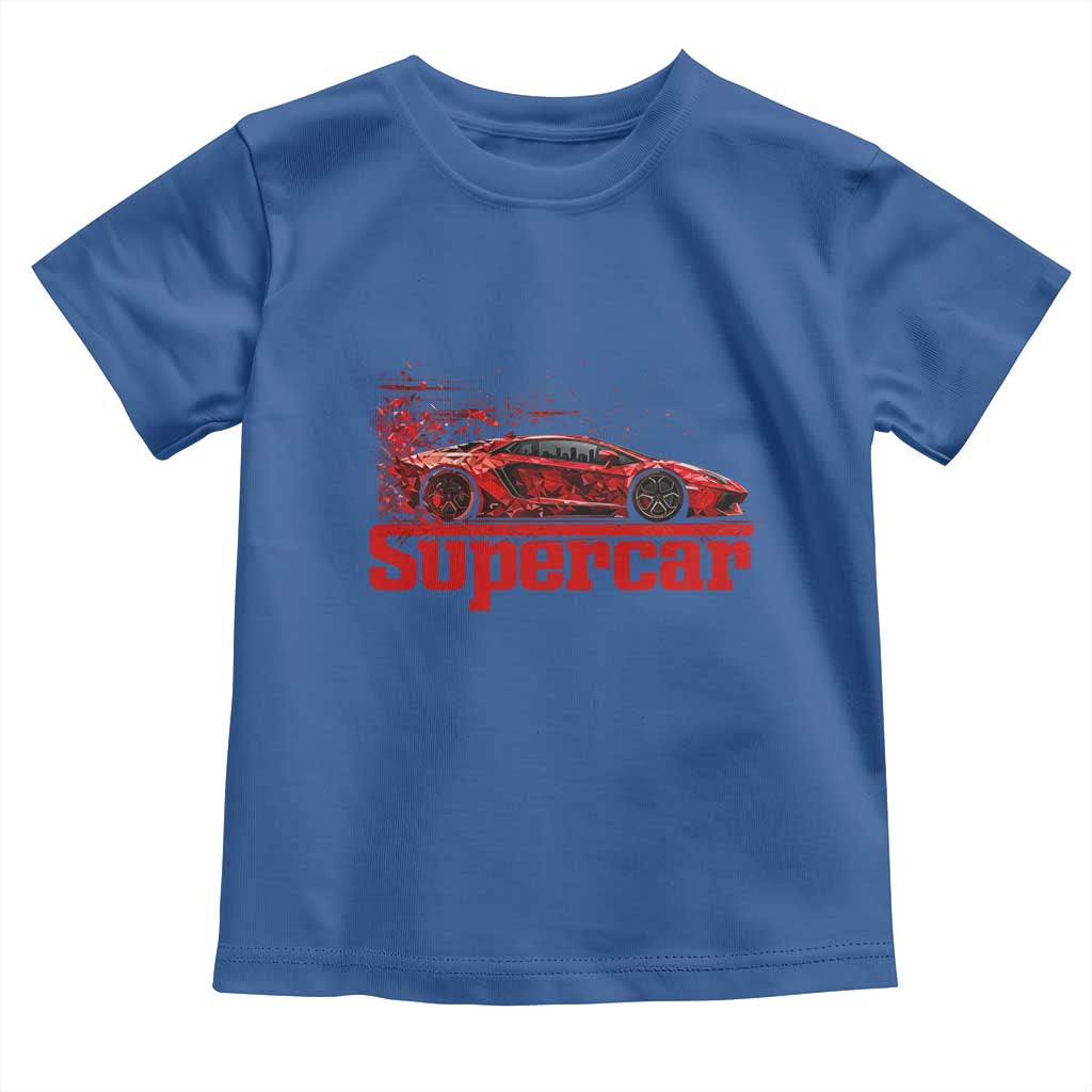 Supercar Exotic Italian Sports Car Graphic Toddler T Shirt