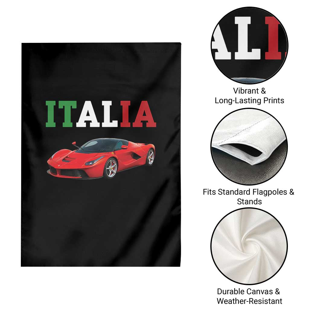 Fun Italian Exotic Supercar Garden Flag