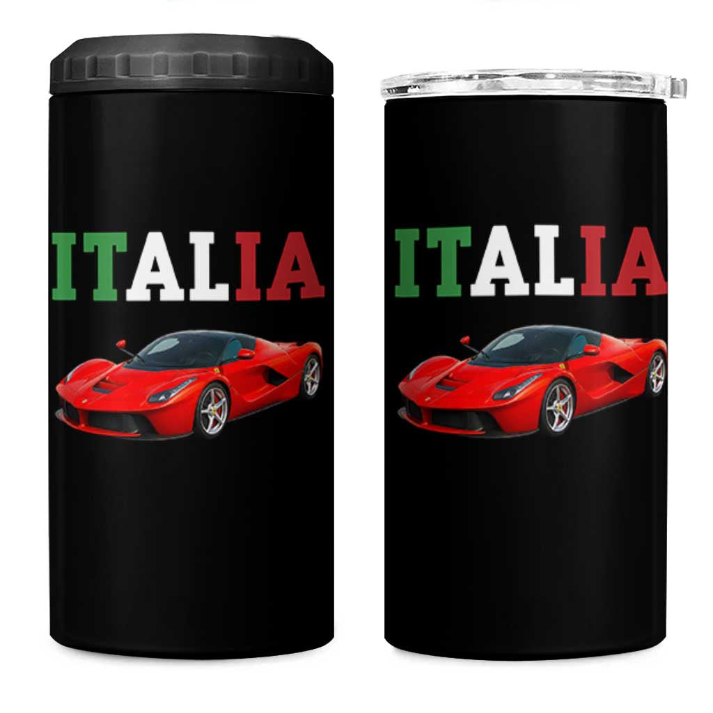 Fun Italian Exotic Supercar 4 in 1 Can Cooler Tumbler