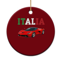 Fun Italian Exotic Supercar Ceramic Ornament