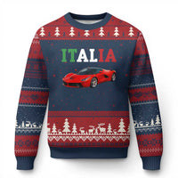Fun Italian Exotic Supercar Ugly Christmas Sweater