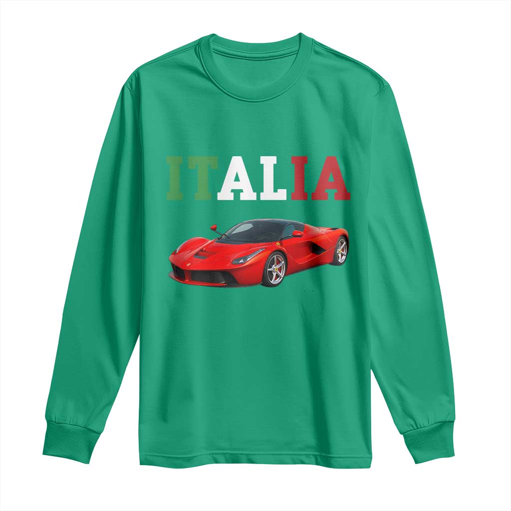 Fun Italian Exotic Supercar Long Sleeve Shirt