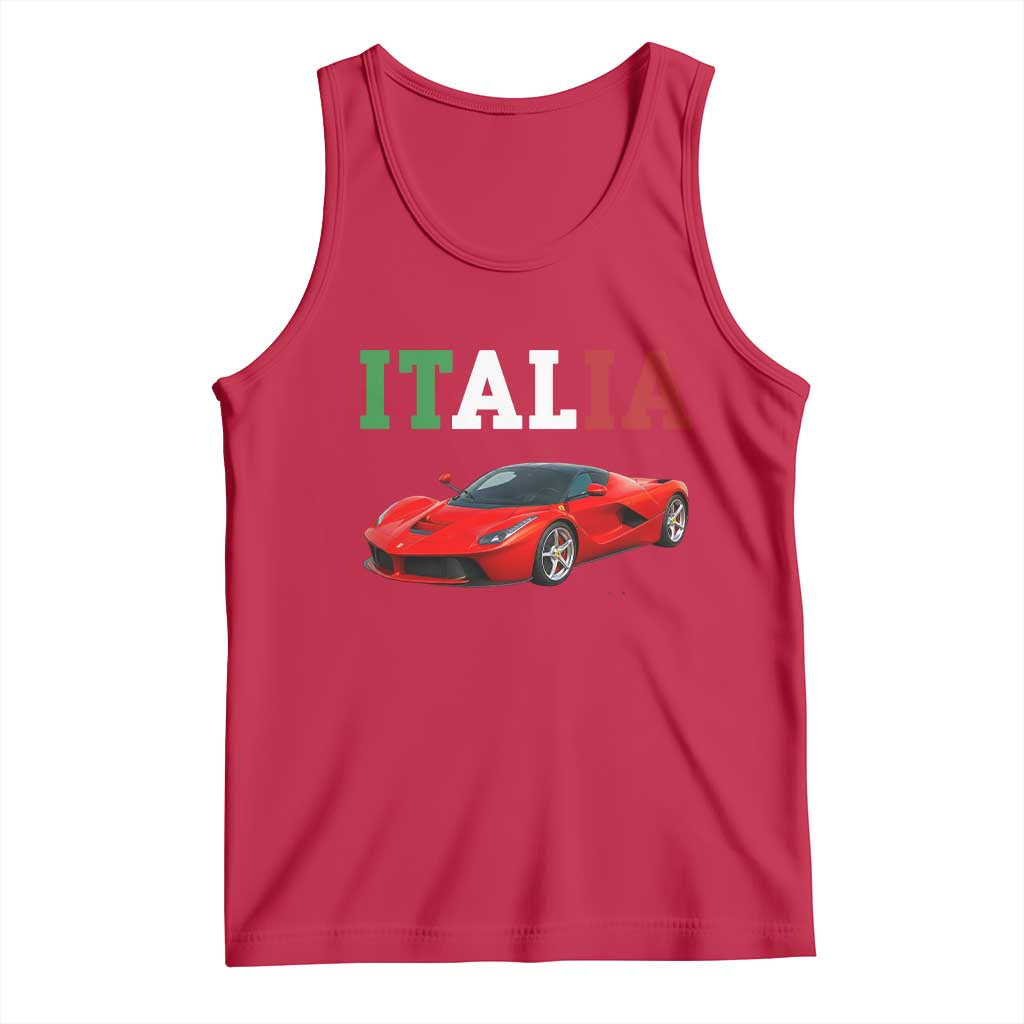Fun Italian Exotic Supercar Tank Top
