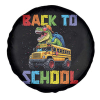 Bruh We Back Spare Tire Cover Funny Dinosaur Back To School Dinosaur