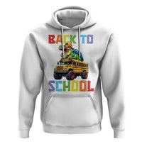 Bruh We Back Hoodie Funny Dinosaur Back To School Dinosaur