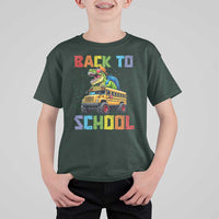 Bruh We Back T Shirt For Kid Funny Dinosaur Back To School Dinosaur