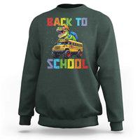 Bruh We Back Sweatshirt Funny Dinosaur Back To School Dinosaur