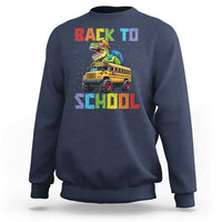 Bruh We Back Sweatshirt Funny Dinosaur Back To School Dinosaur