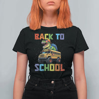 Bruh We Back T Shirt For Women Funny Dinosaur Back To School Dinosaur