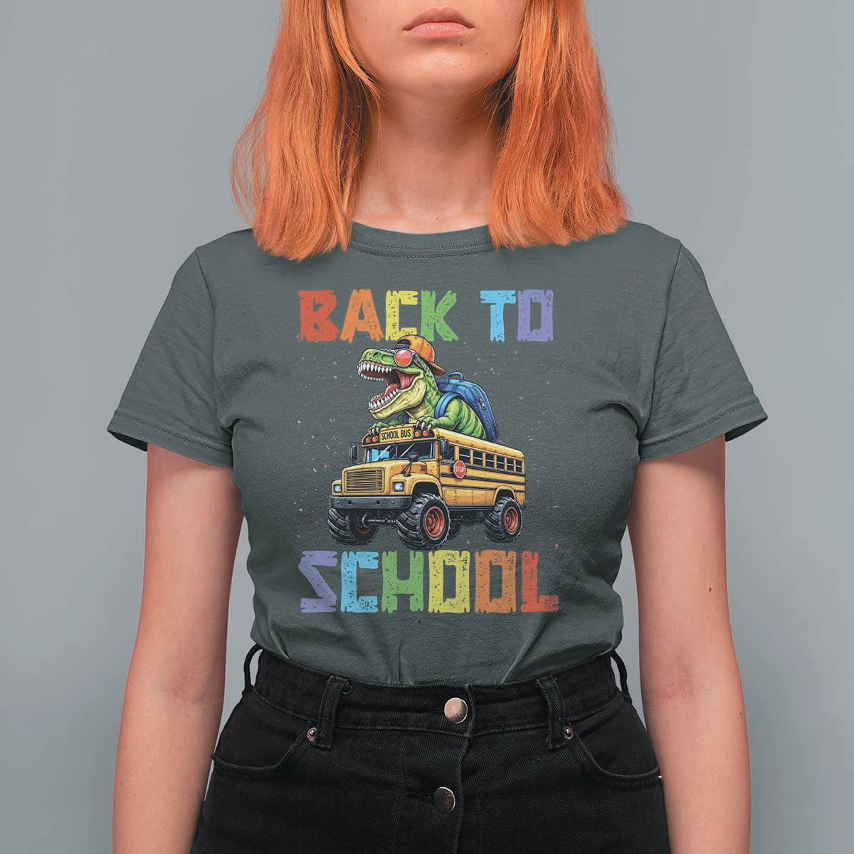 Bruh We Back T Shirt For Women Funny Dinosaur Back To School Dinosaur